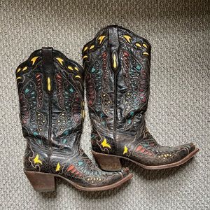 Corral Vintage Butterfly Cowboy Boots